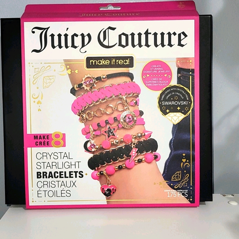 Crystal starligths bracelets diy by juicy couture